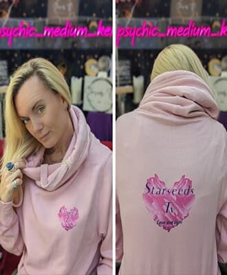 pink hoodie starseed top